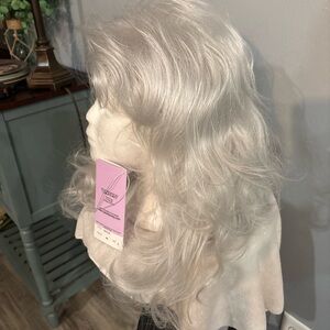 Paula young color #60 Platinum white Women's Wig full lace